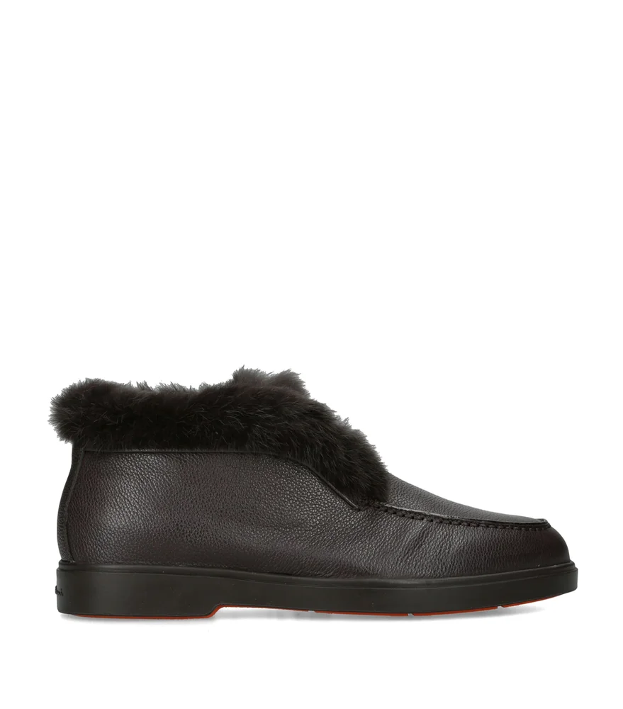Leather Hadeel Ankle Boots