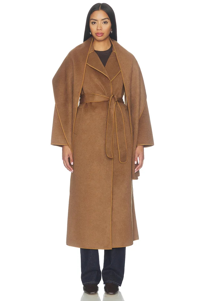 Veldra Scarf Coat