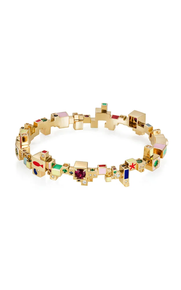 The Alcazar 18K Yellow Gold Multi-Stone Bracelet