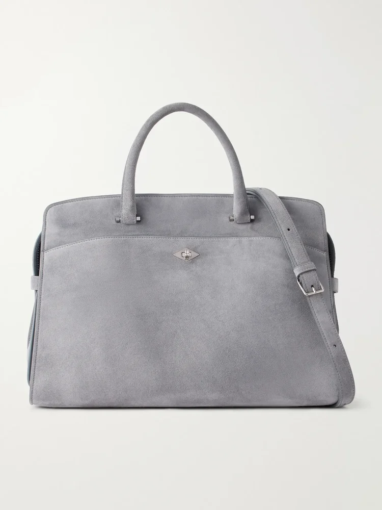 Private Eye suede shoulder bag