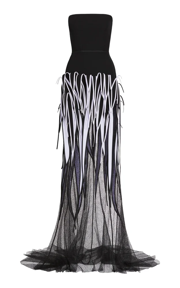 Embody Fringed Gown