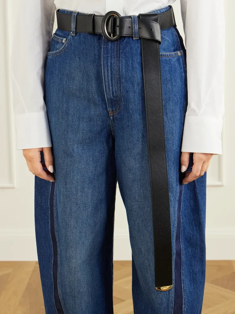 Leather belt