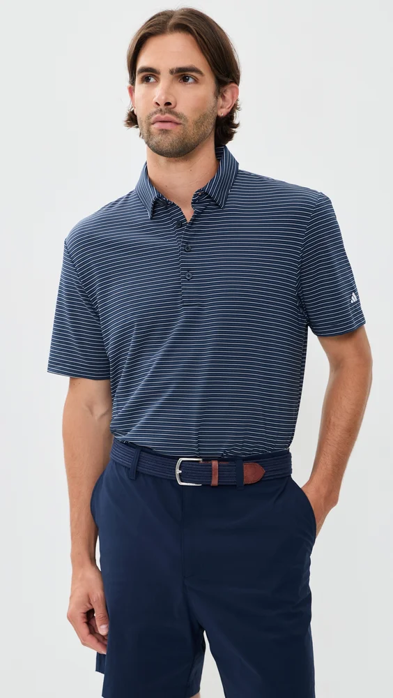 Ultimate365+ Three Color Stripe Polo Shirt