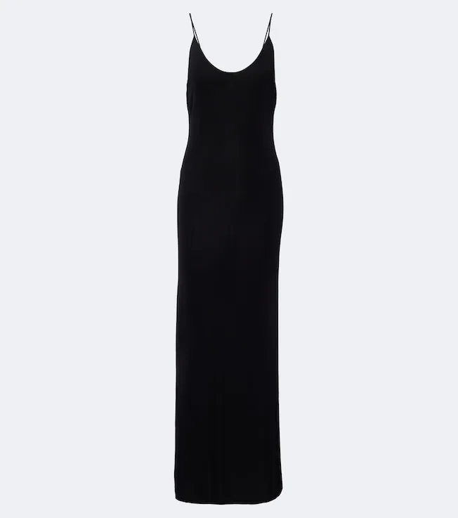 Cassandre chain-detail maxi dress