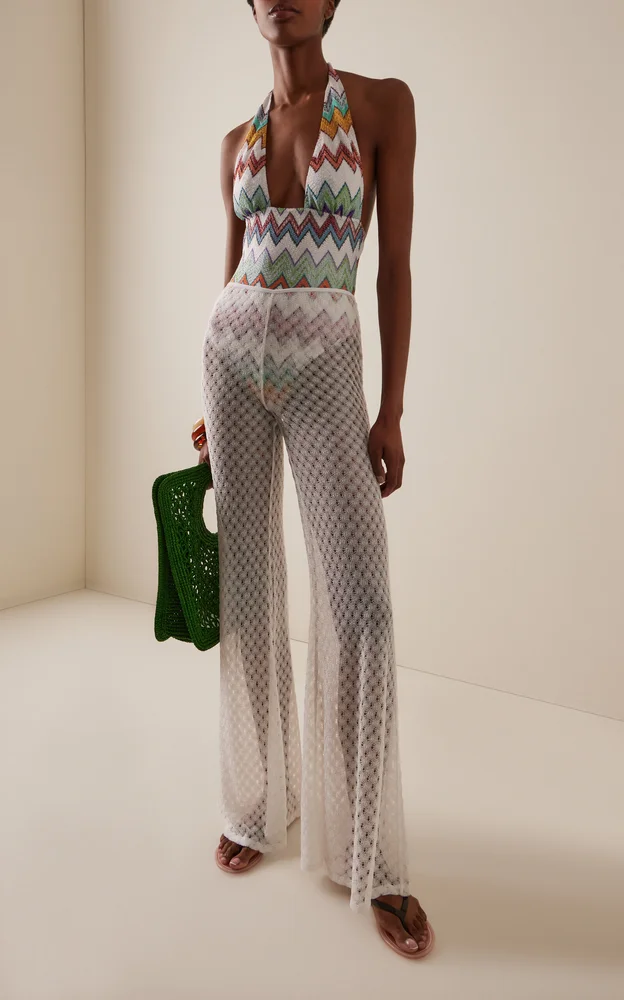 Knit Flared Pants