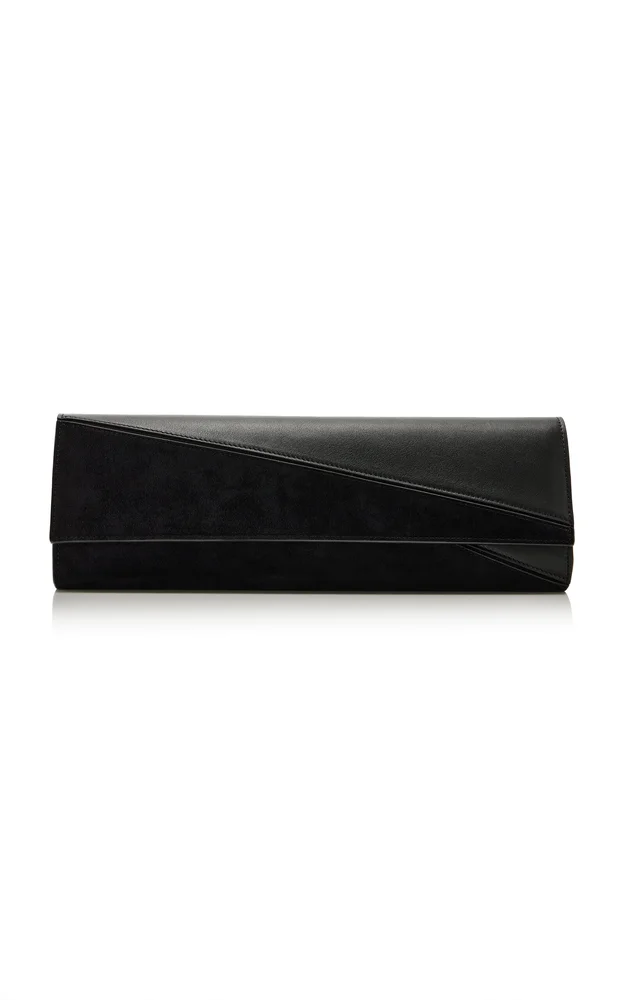 Hex Leather Clutch