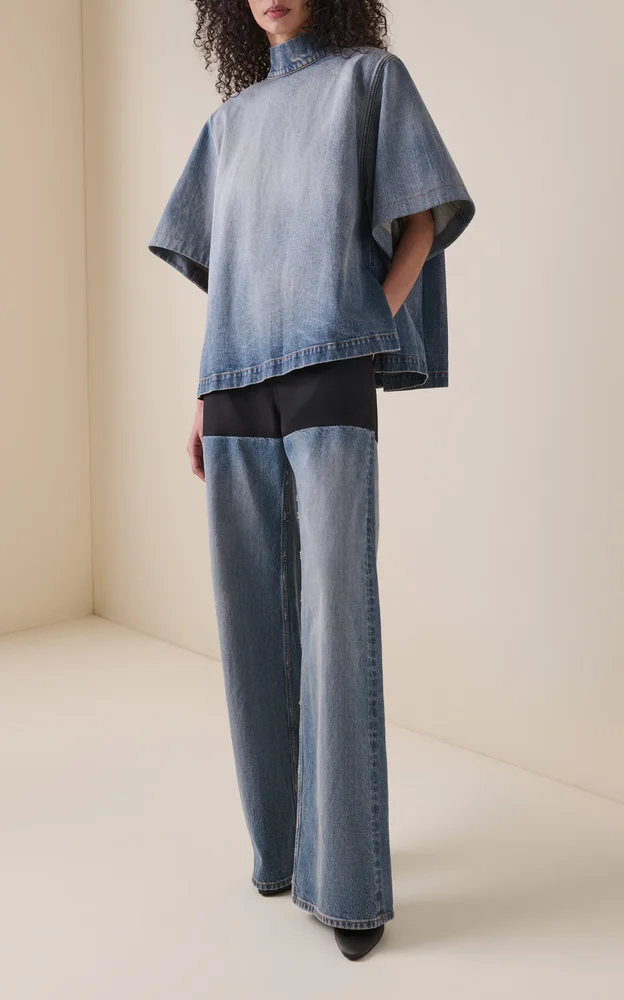 Basque Hybrid Wide-Leg Jeans