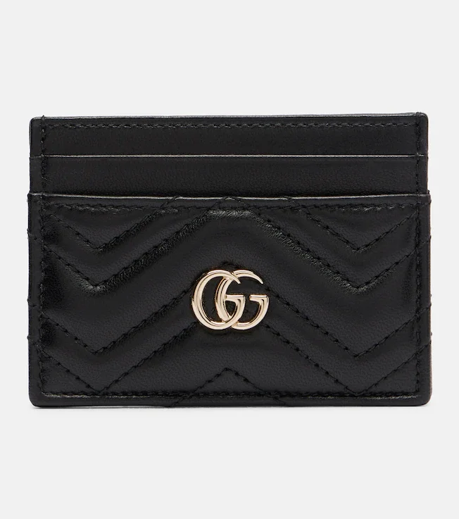 GG leather card holder