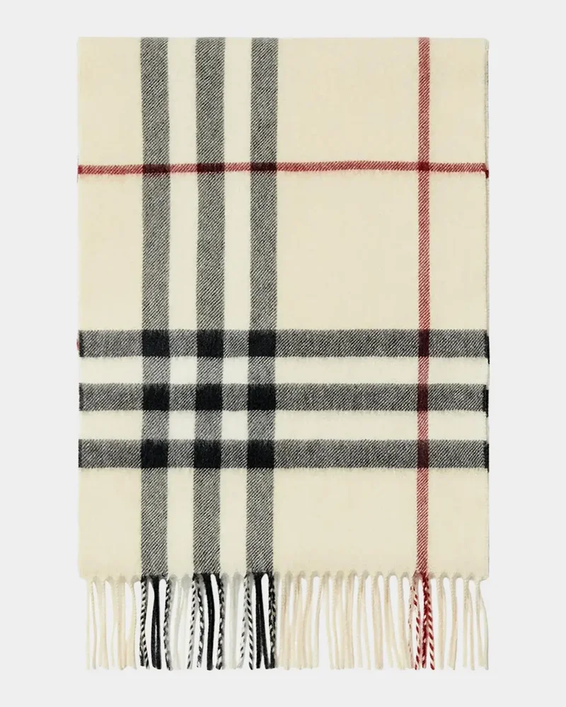 Giant Check Cashmere Scarf