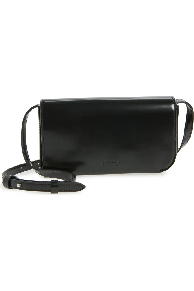 Le Curvo Leather Crossbody Bag