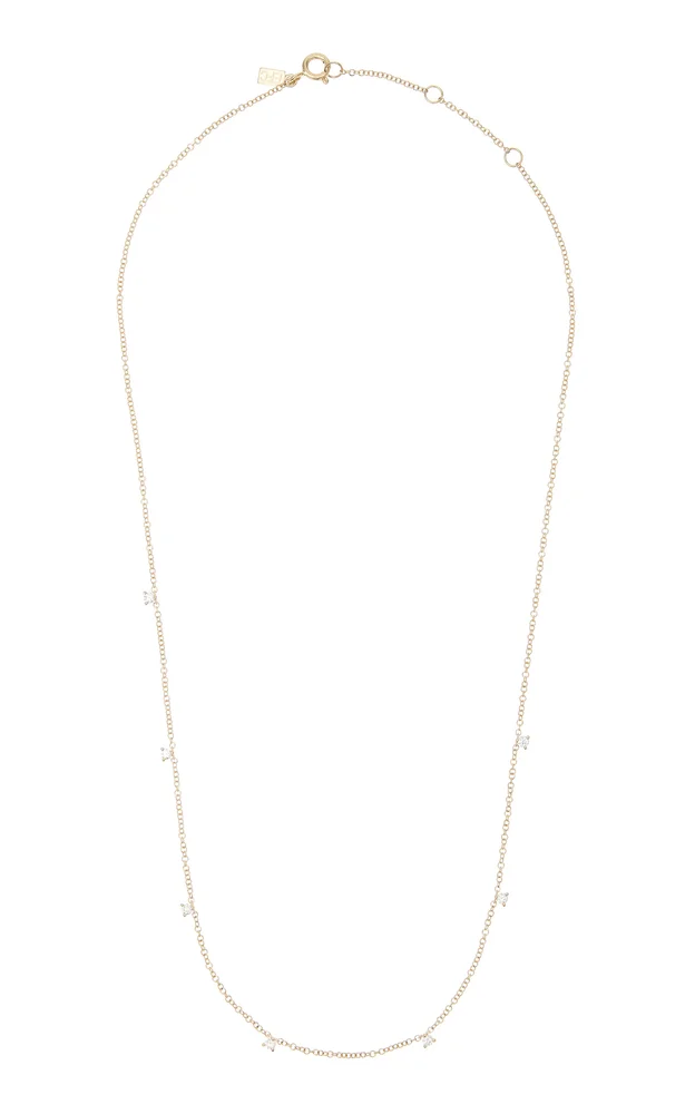 14K Gold Diamond Necklace
