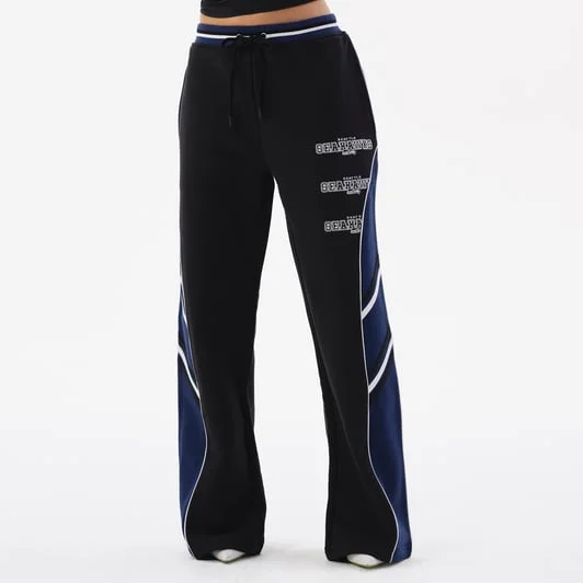 Women's Black Seattle Seahawks Colorblocked Fleece Pants