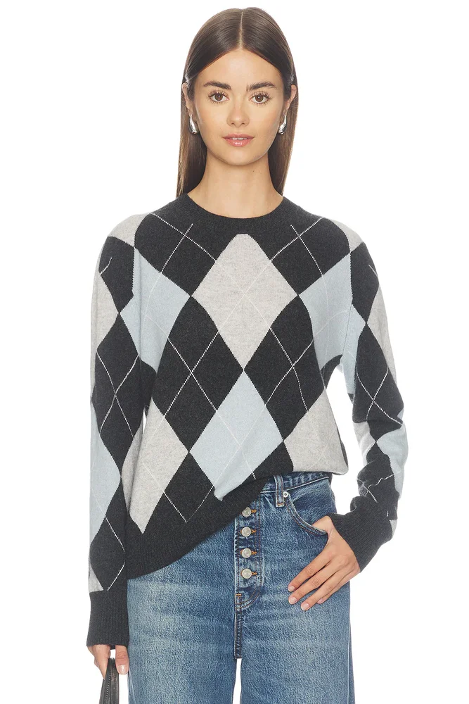 Cashmere Argyle Sweater