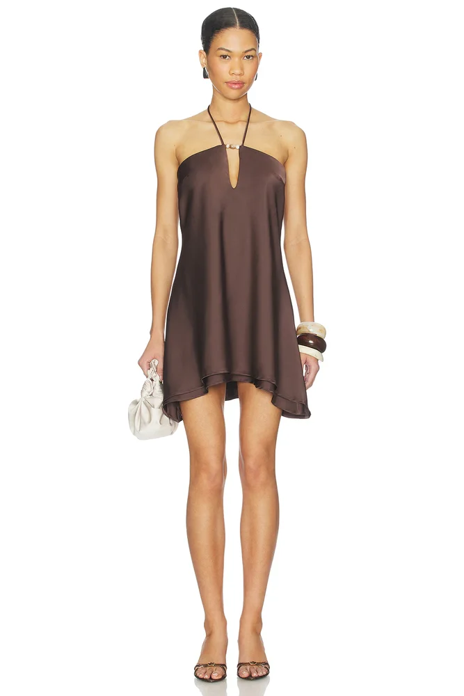 Freya Flowy Halter Mini Dress