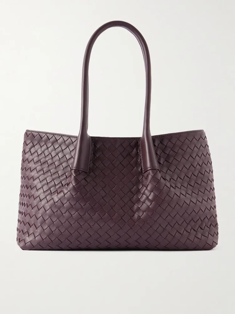 Pinacoteca small Intrecciato leather tote