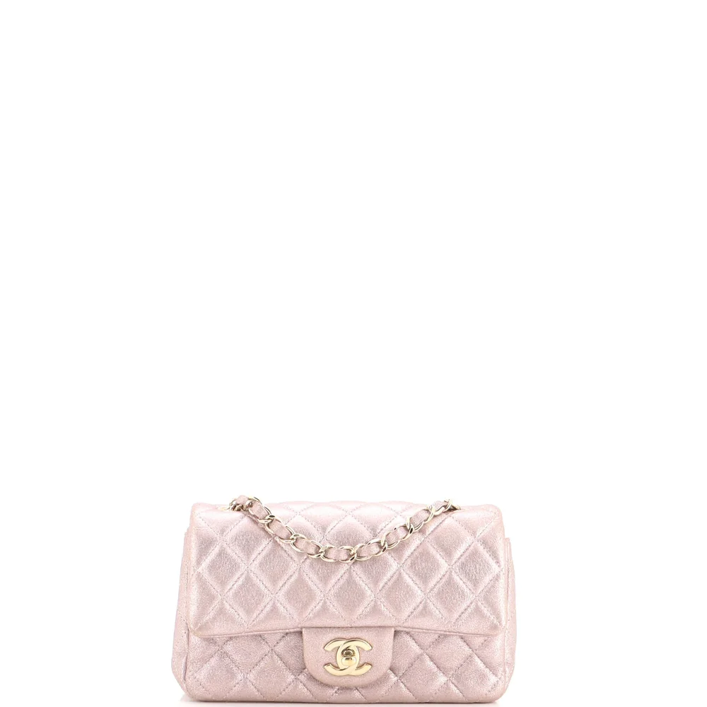Pre-Owned Chanel Rectangular Mini Classic Flap Bag 20cm