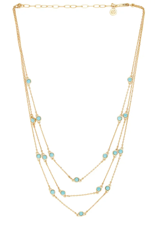Crystal Dot Layered Necklace