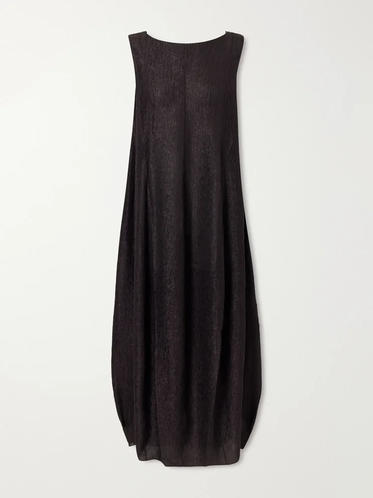 Anhelo crinkled silk-chiffon maxi dress