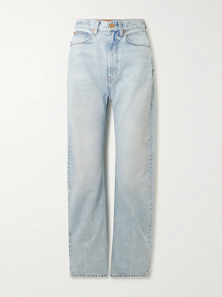 The Fan mid-rise wide-leg jeans