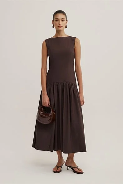 Basque Waist Dress