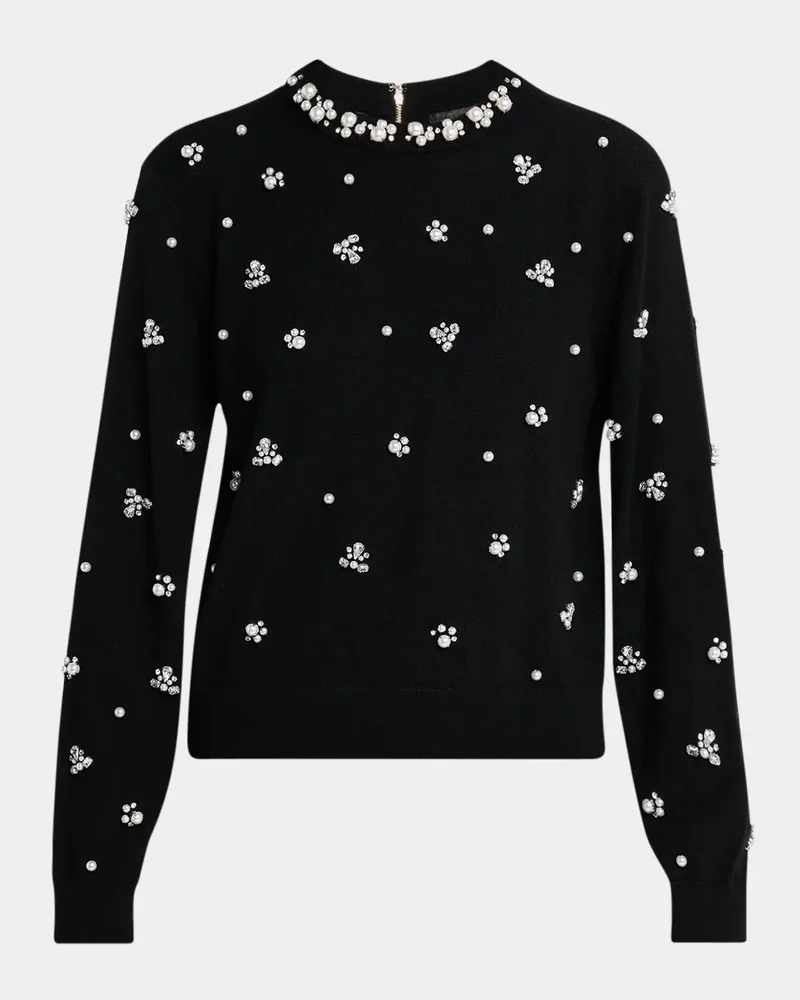 Carolee Embellished Crewneck Sweater