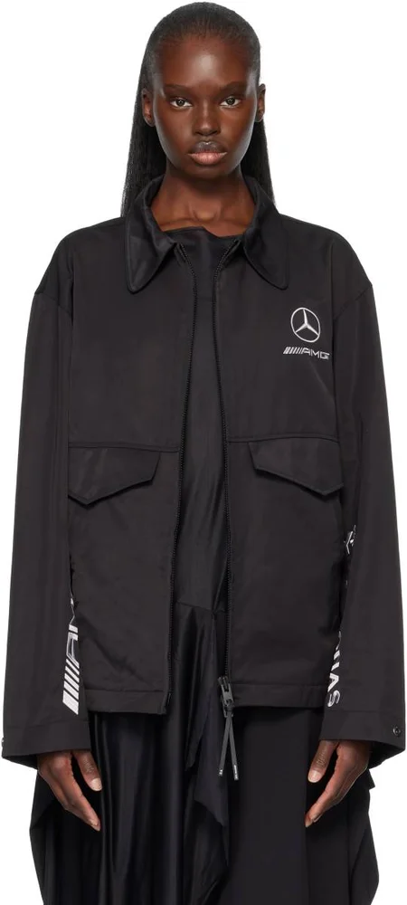 Black Mercedes-AMG F1 Edition Wolf Jacket