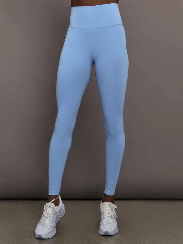 High Rise Full-Length Legging in Diamond Compression - Serenity