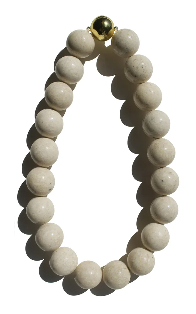 Gold-Plated Vermeil Riverstone Choker Necklace
