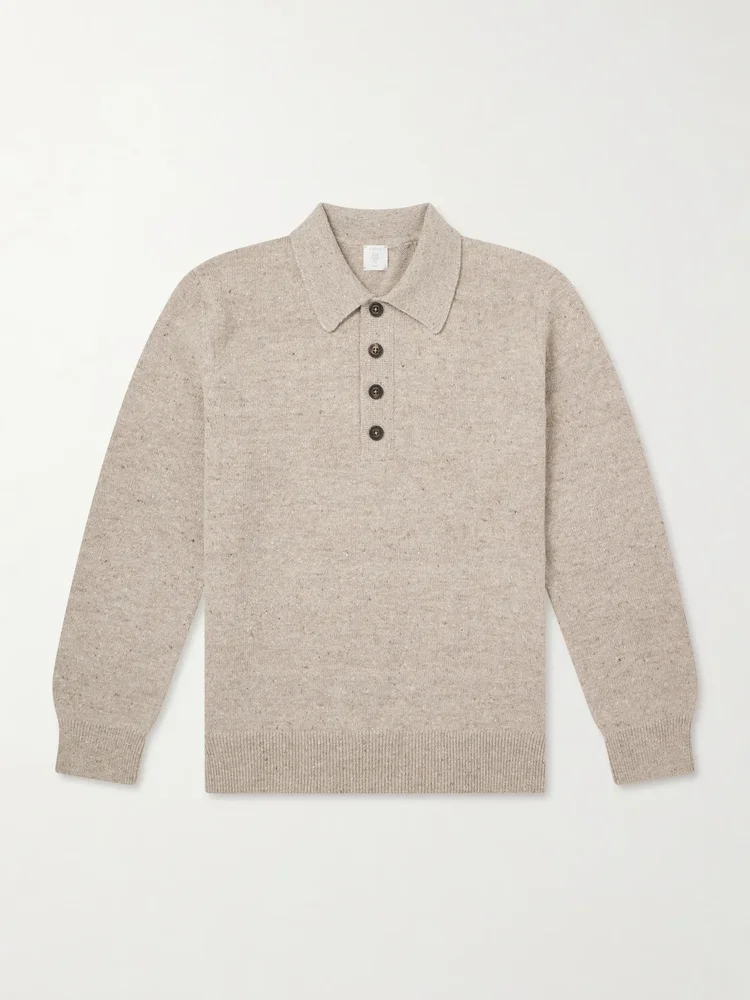 Wool Polo Sweater