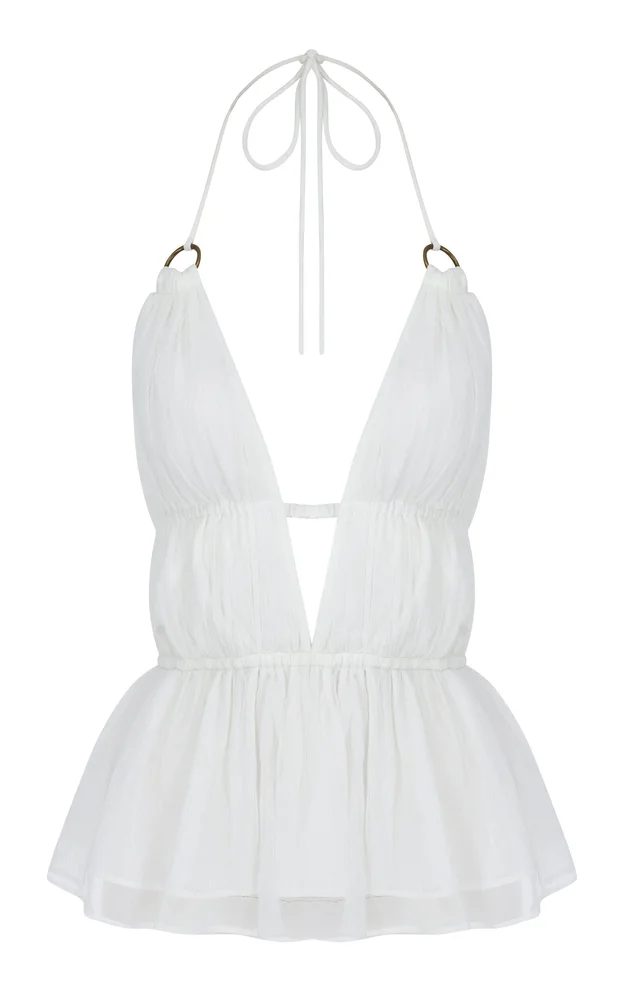 Helen Silk-Chiffon Top