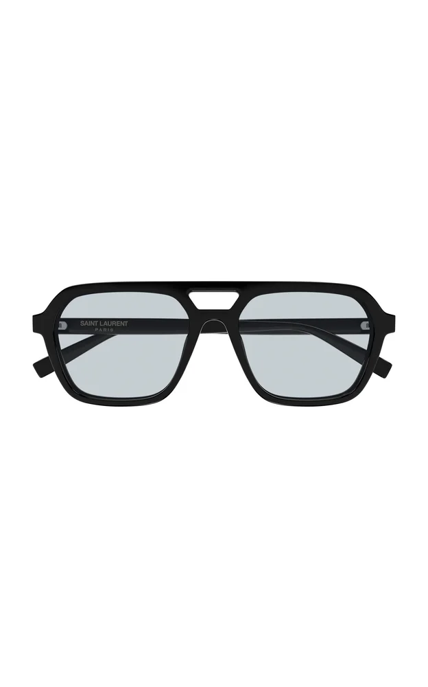 Aviator-Frame Acetate Sunglasses