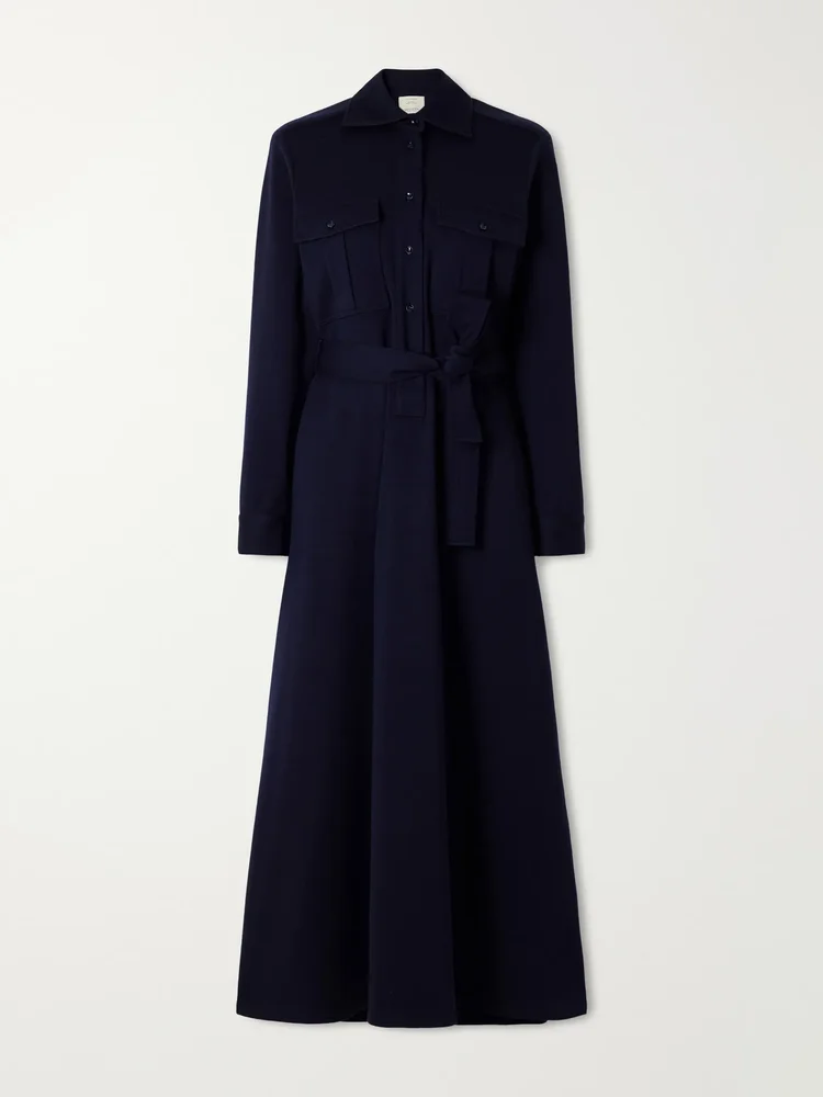 The Dora wool-jersey midi dress