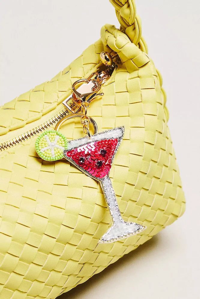 Hand-Beaded Bag Charm