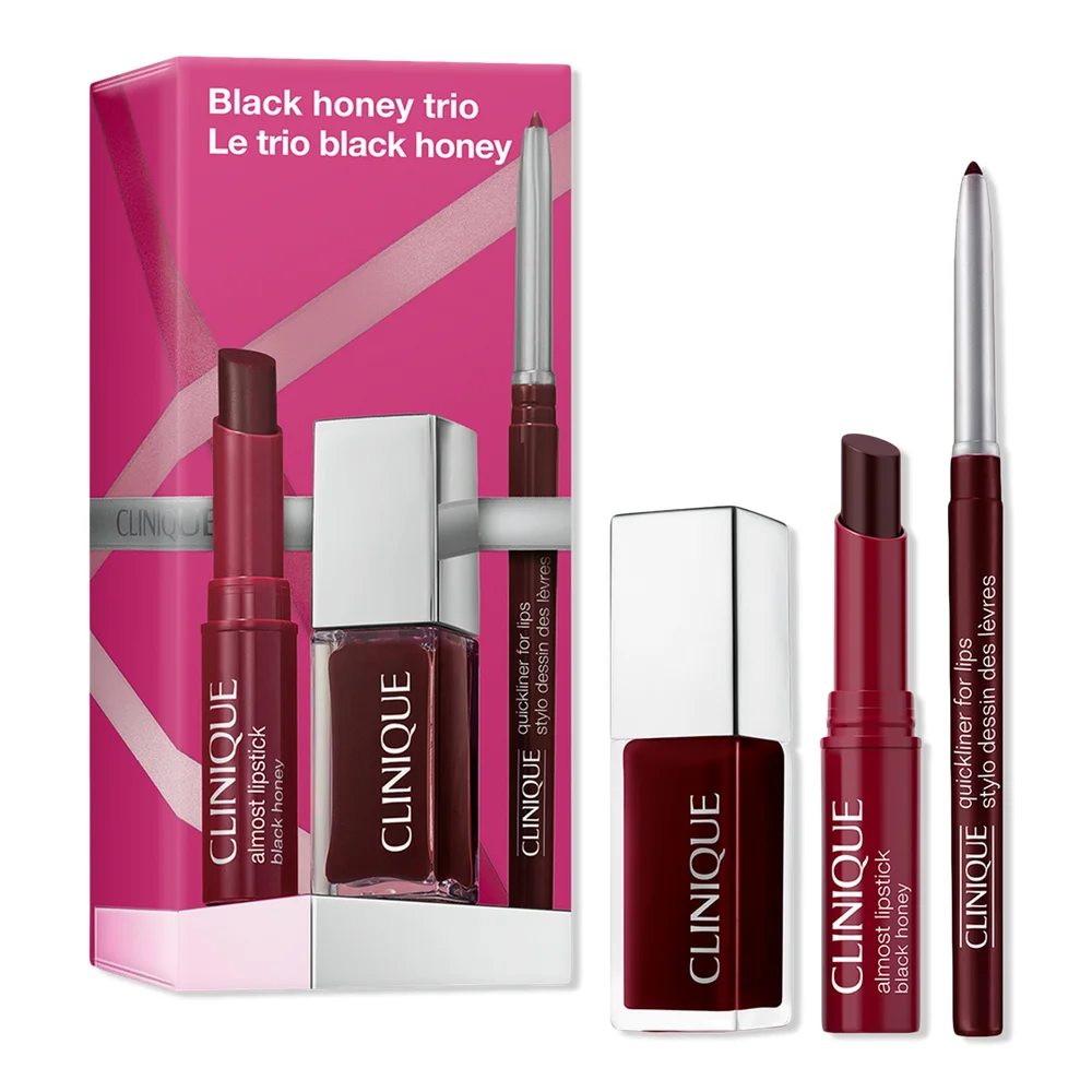 3 Piece Black Honey Lip & Cheek Makeup Gift Set