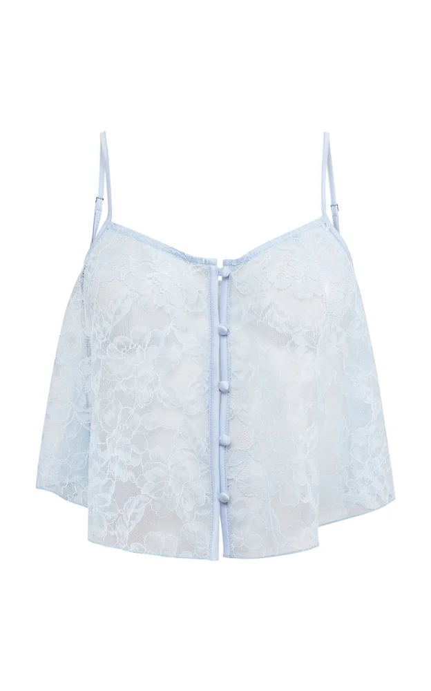 Jasmine Lace Flutter Camisole