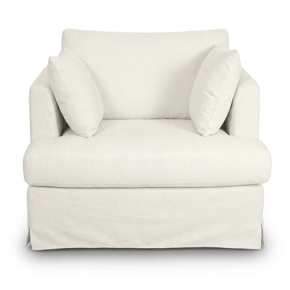 Oversized Accent Chair, 40.2" Coastal Upholstered Single Armchair