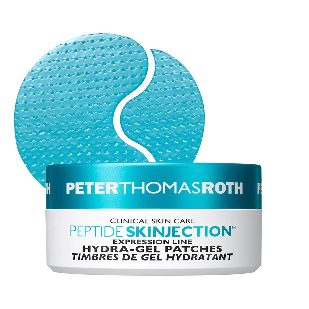 Peptide Skinjection Hydra-Gel Face and Eye Mask Patches for Expression Lines