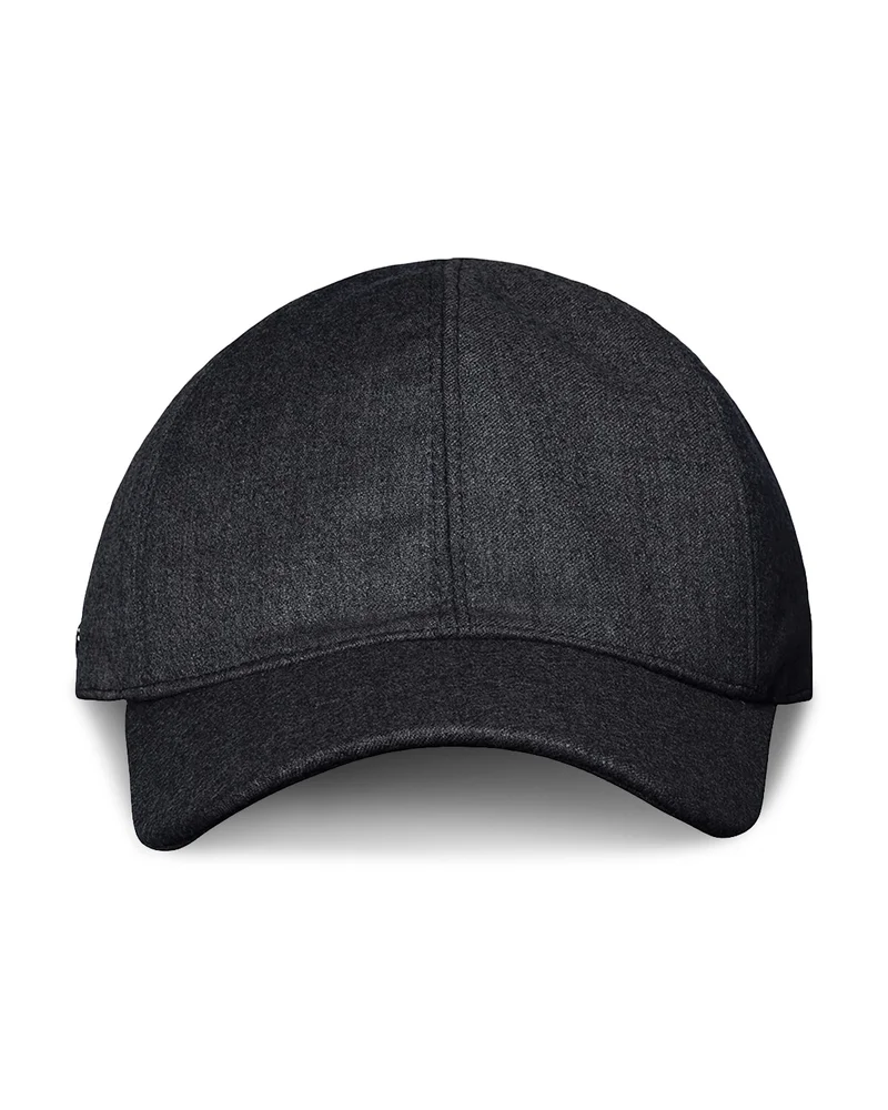 Brushed Wool Cap with Knitted Back