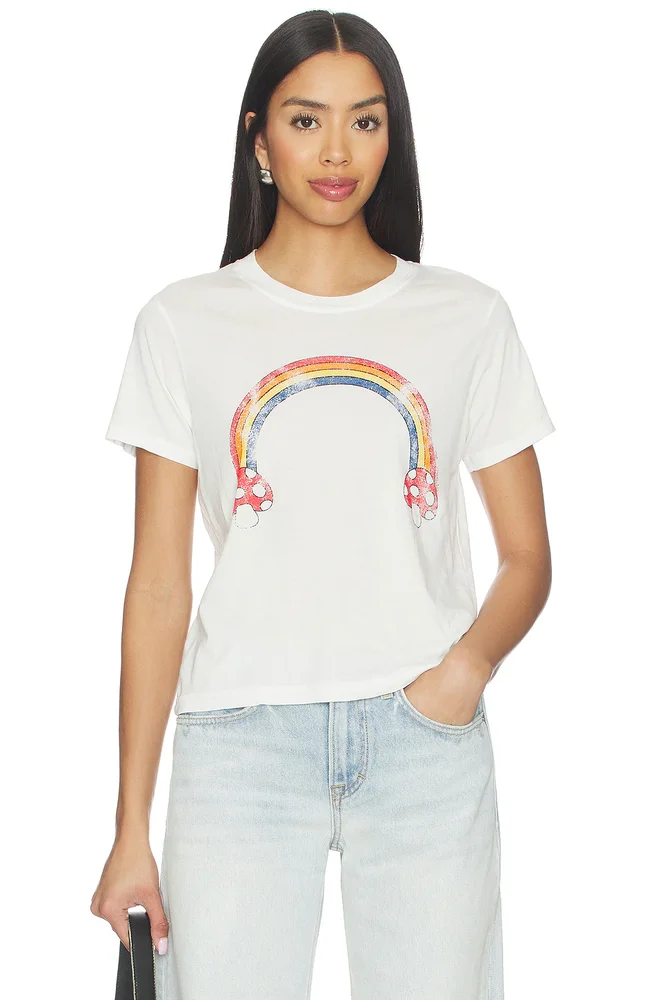 Mushroom Butterfly Baby Tee