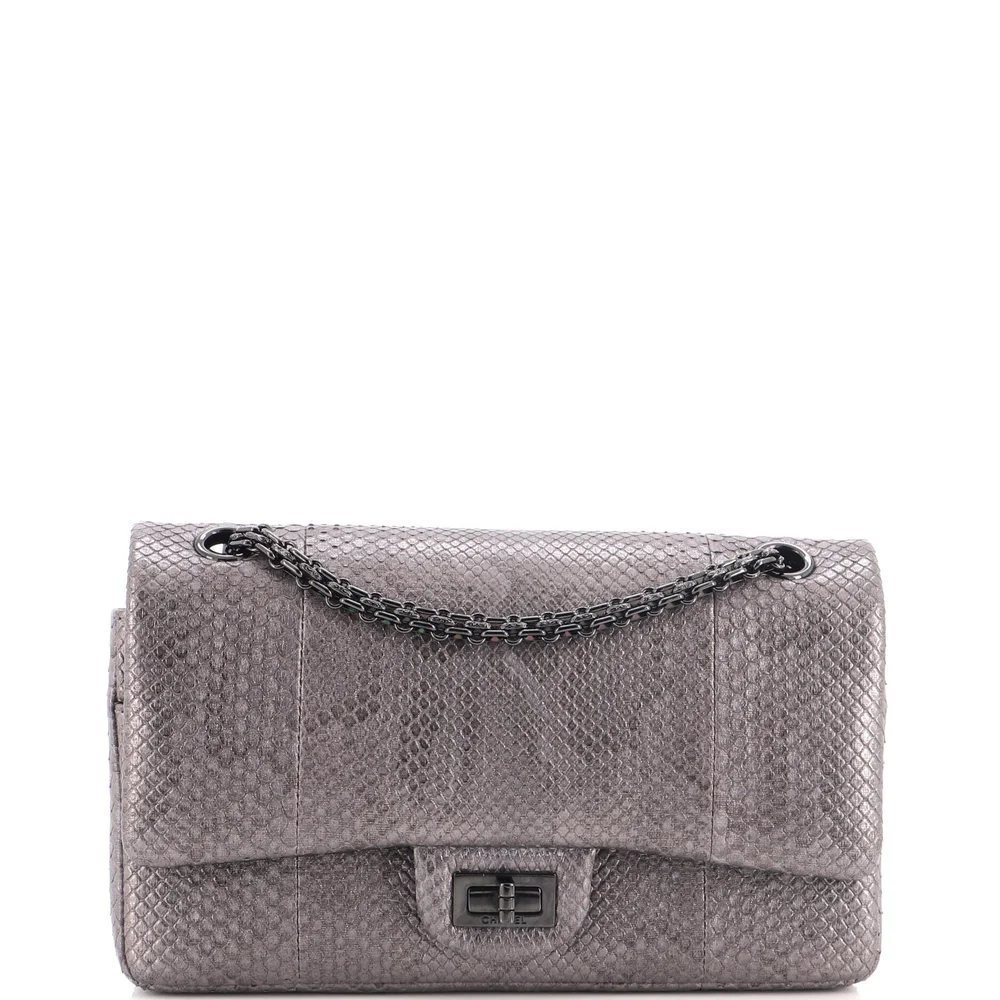 Pre-Owned Reissue 2.55 Flap Bag Python 225