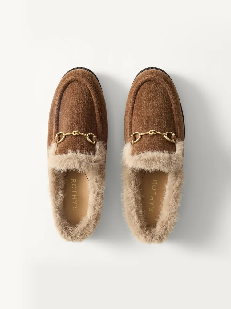 The Après Loafer Mule (ReVelvet Cinnamon)
