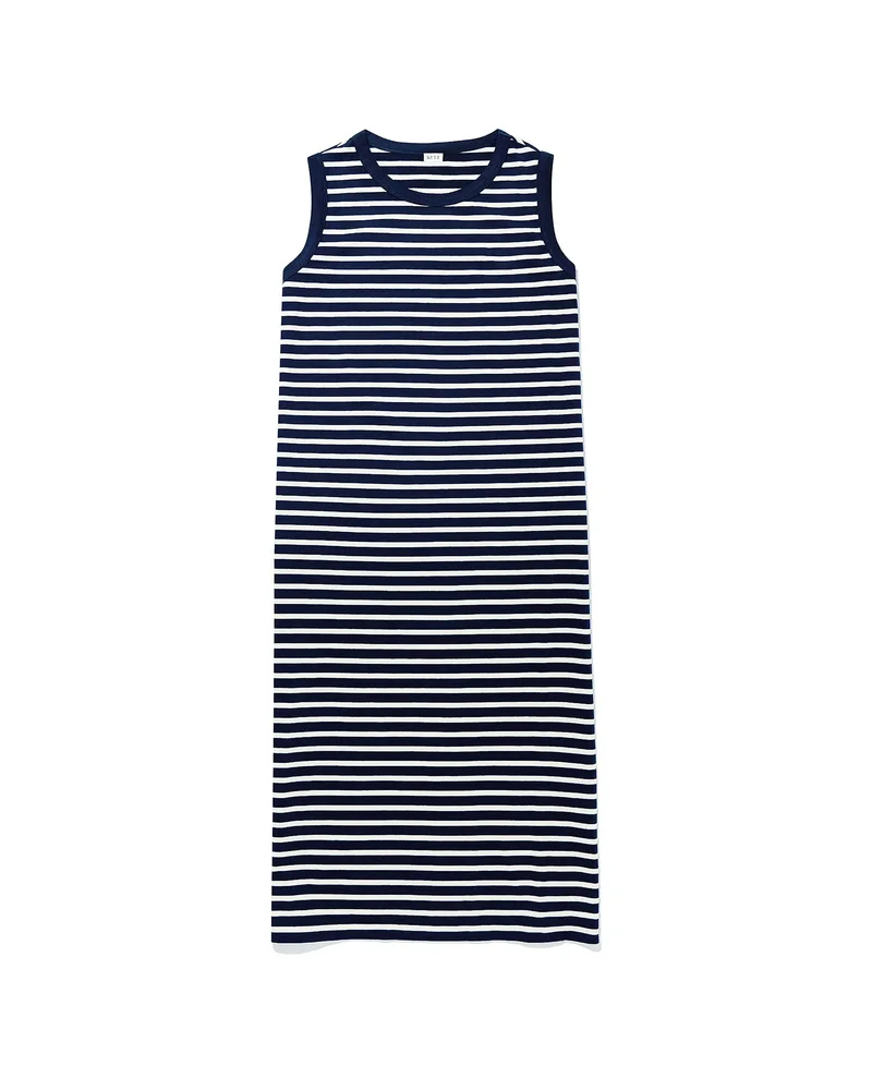 The Tank Dress - Navy/Cream