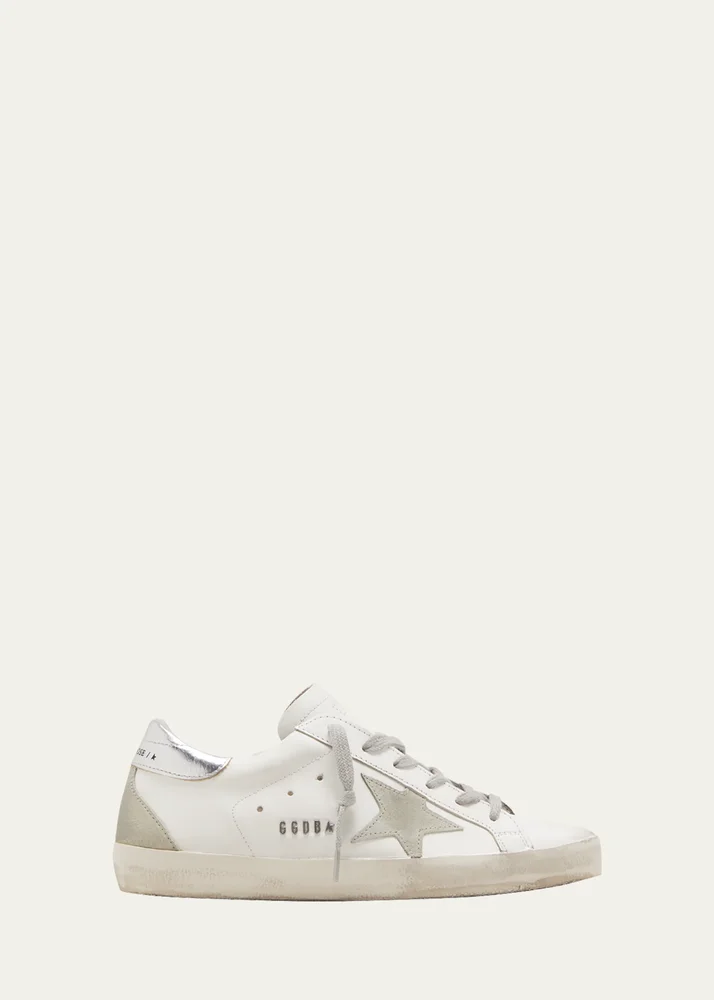 Super-Star Mixed Leather Sneakers