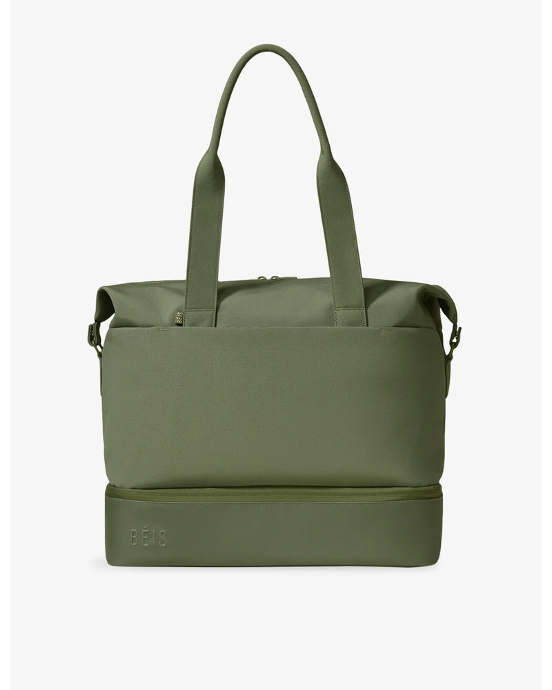The Weekender Leather-Trim Travel Bag