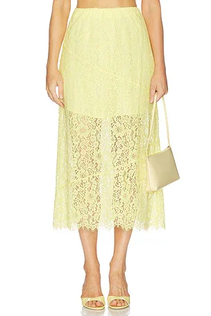 Effie Lace Midi Skirt