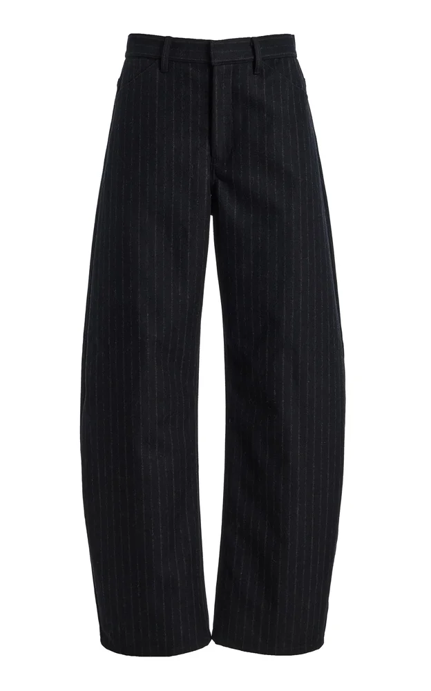 Tribeca Wool-Cashmere Wide-Leg Pants