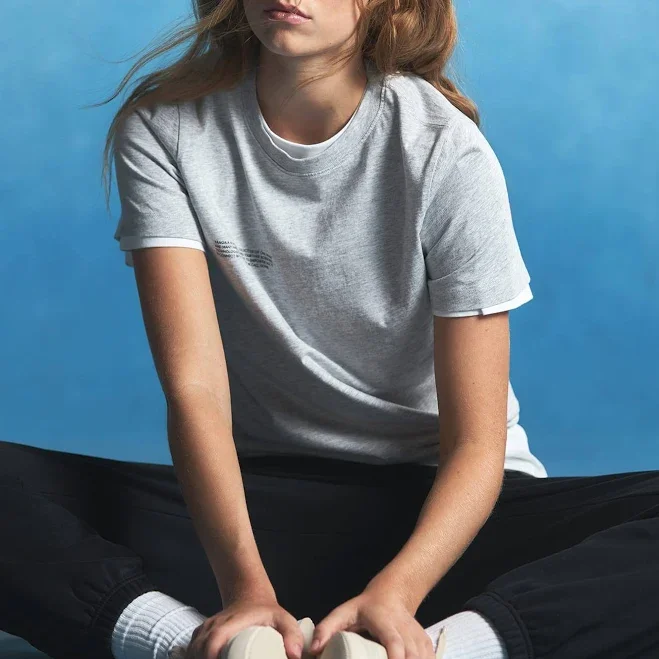 PANGAIA Womens Midweight T-Shirt— Marl