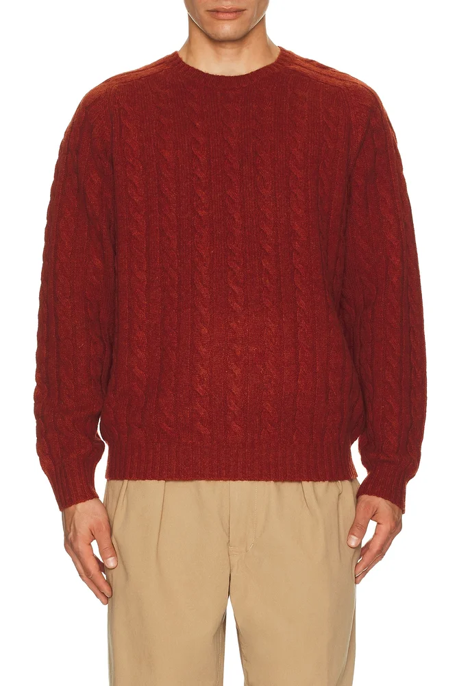 Crew Cable 5G Sweater