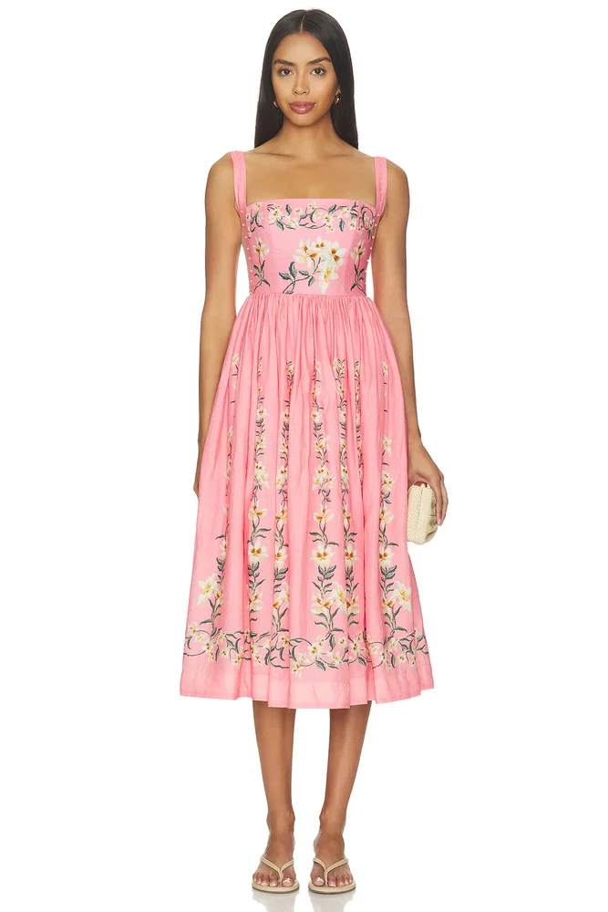 Mielero Midi Dress