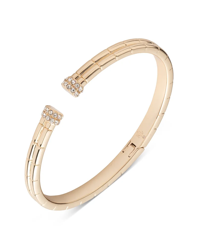 Pavé Textured Cuff Bracelet